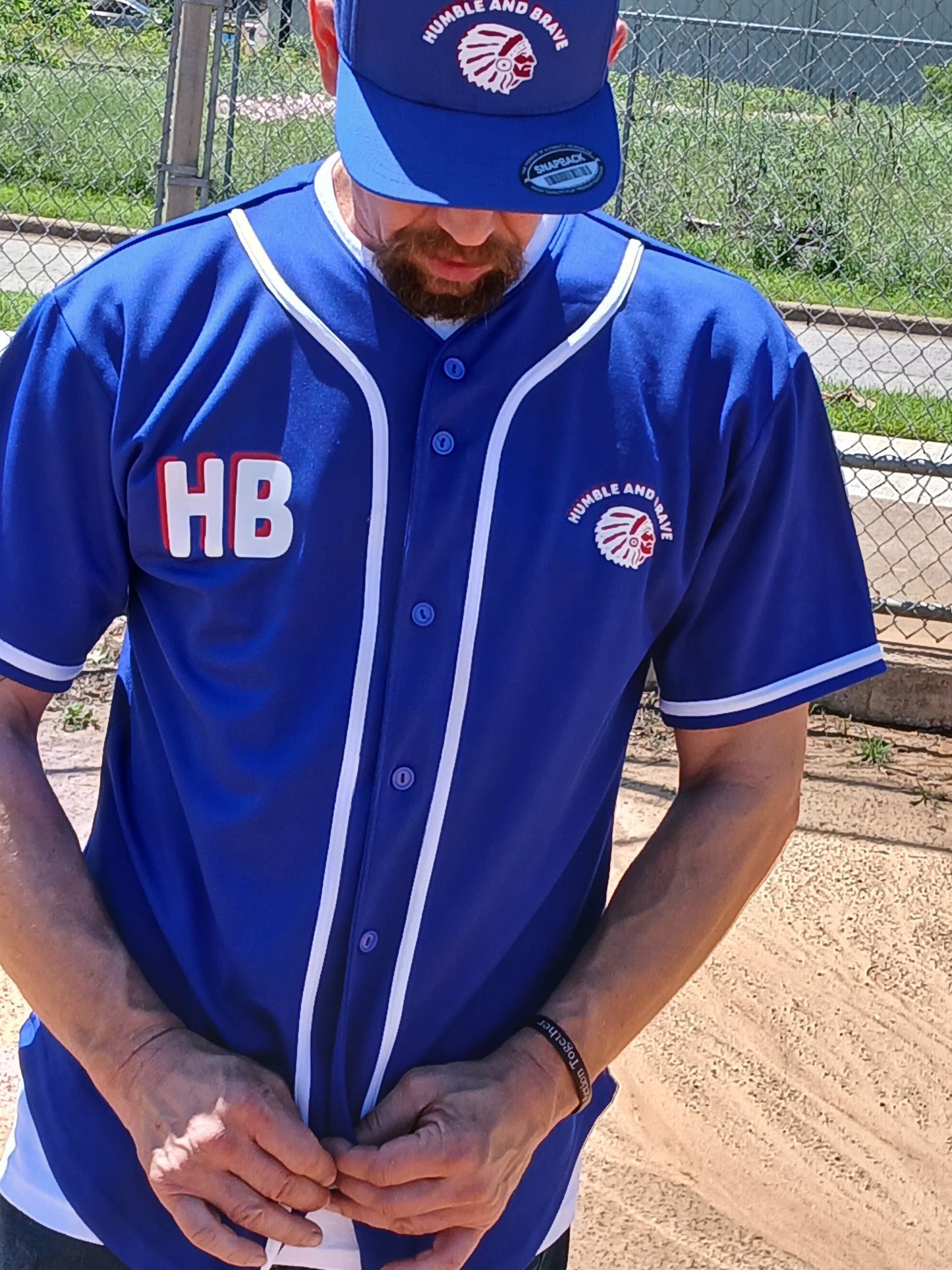 HB baseball jersey